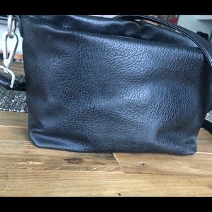 Free People vegan leather black purse